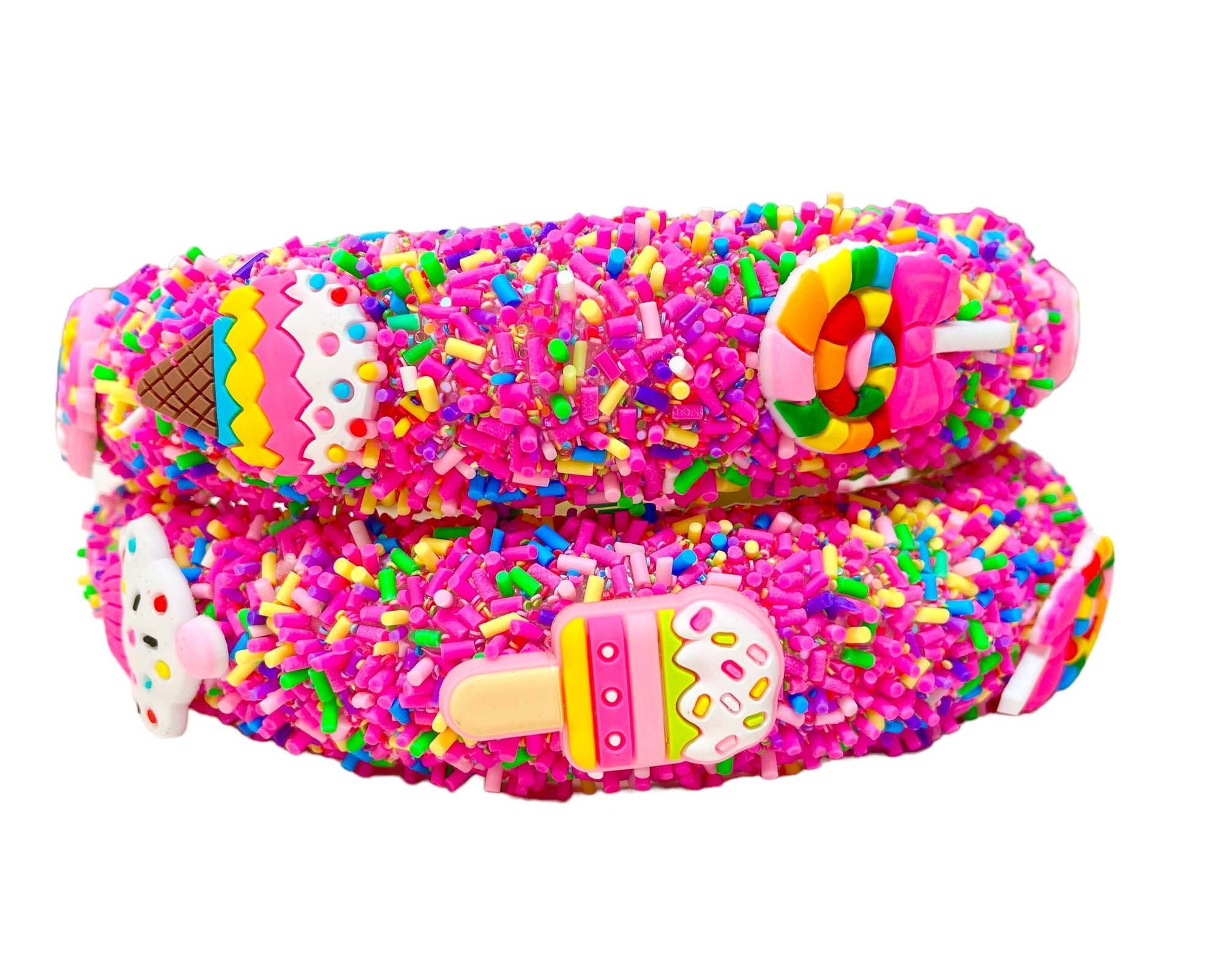 Bari Lynn Sweet Treats Charm Headband - Hot Pink Sprinkles - Everything But The PrincessBari Lynn