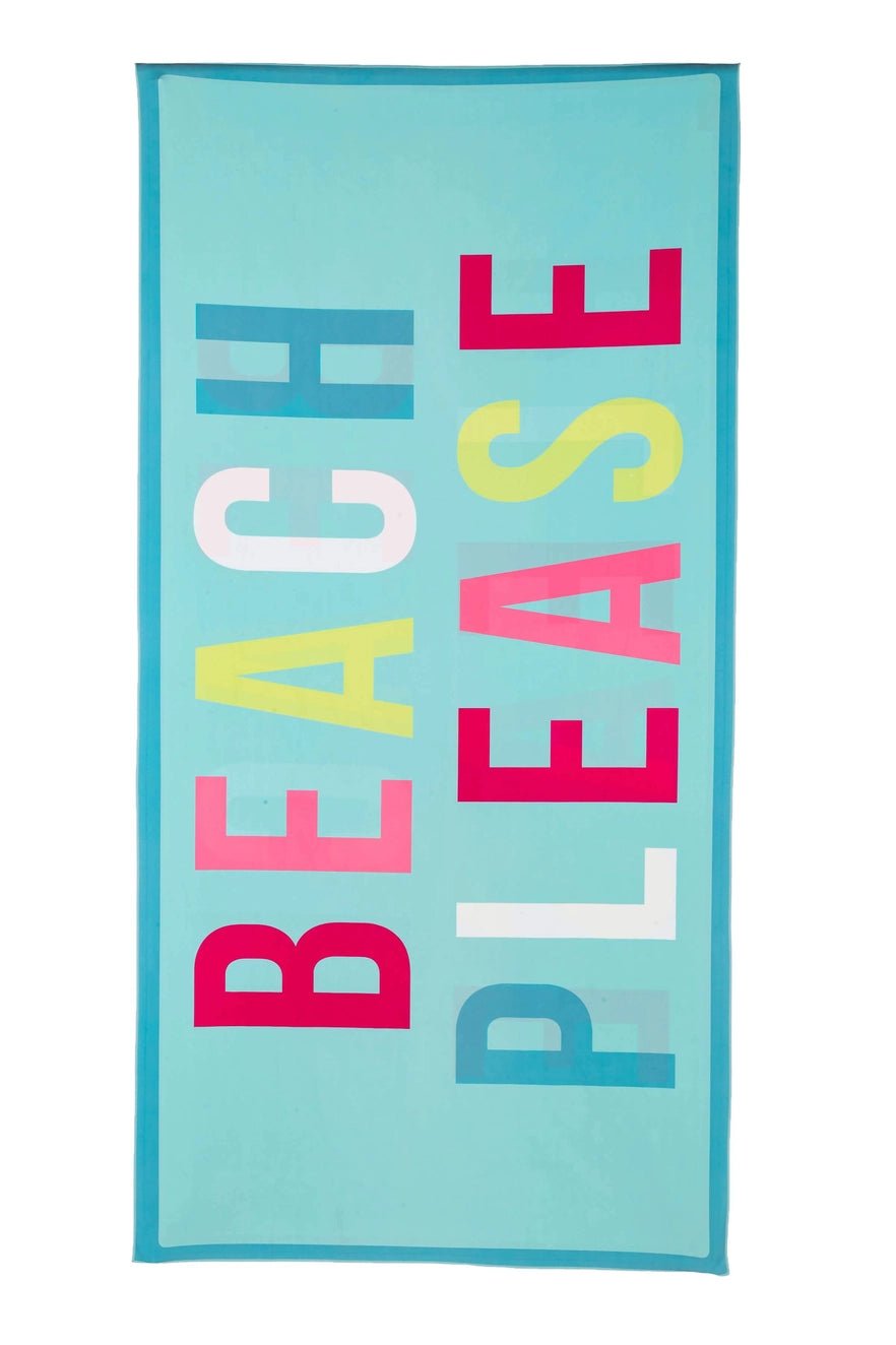 Beach Please Quick Dry Jumbo Beach Towel & Bag - Everything But The PrincessKatydid