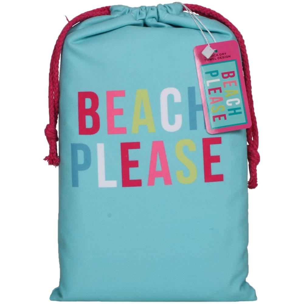 Beach Please Quick Dry Jumbo Beach Towel & Bag - Everything But The PrincessKatydid