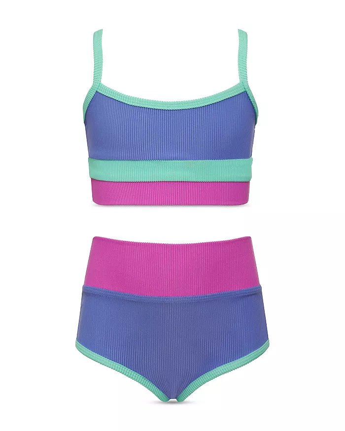 Beach Riot Kids Little Eva &amp; Emmy 2pc Swimsuit - High Tide Colorblock - Everything But The PrincessbEACH rIOT