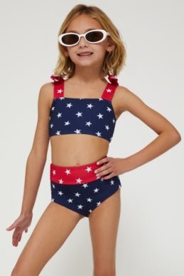 Beach Riot Kids Little Stella 2pc Swimsuit - Liberty Stars - Everything But The PrincessbEACH rIOT