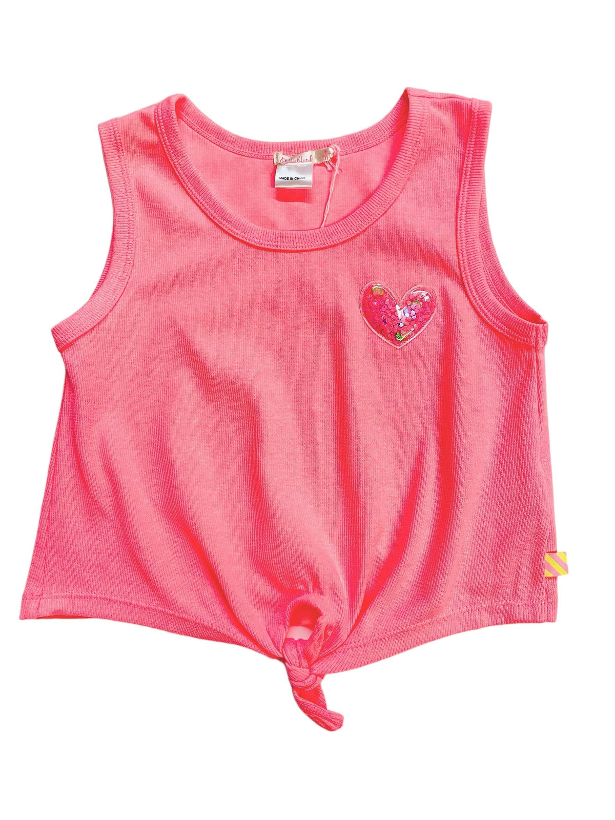 Billieblush Pink Knotted Heart Tank - Everything But The PrincessBillieblush