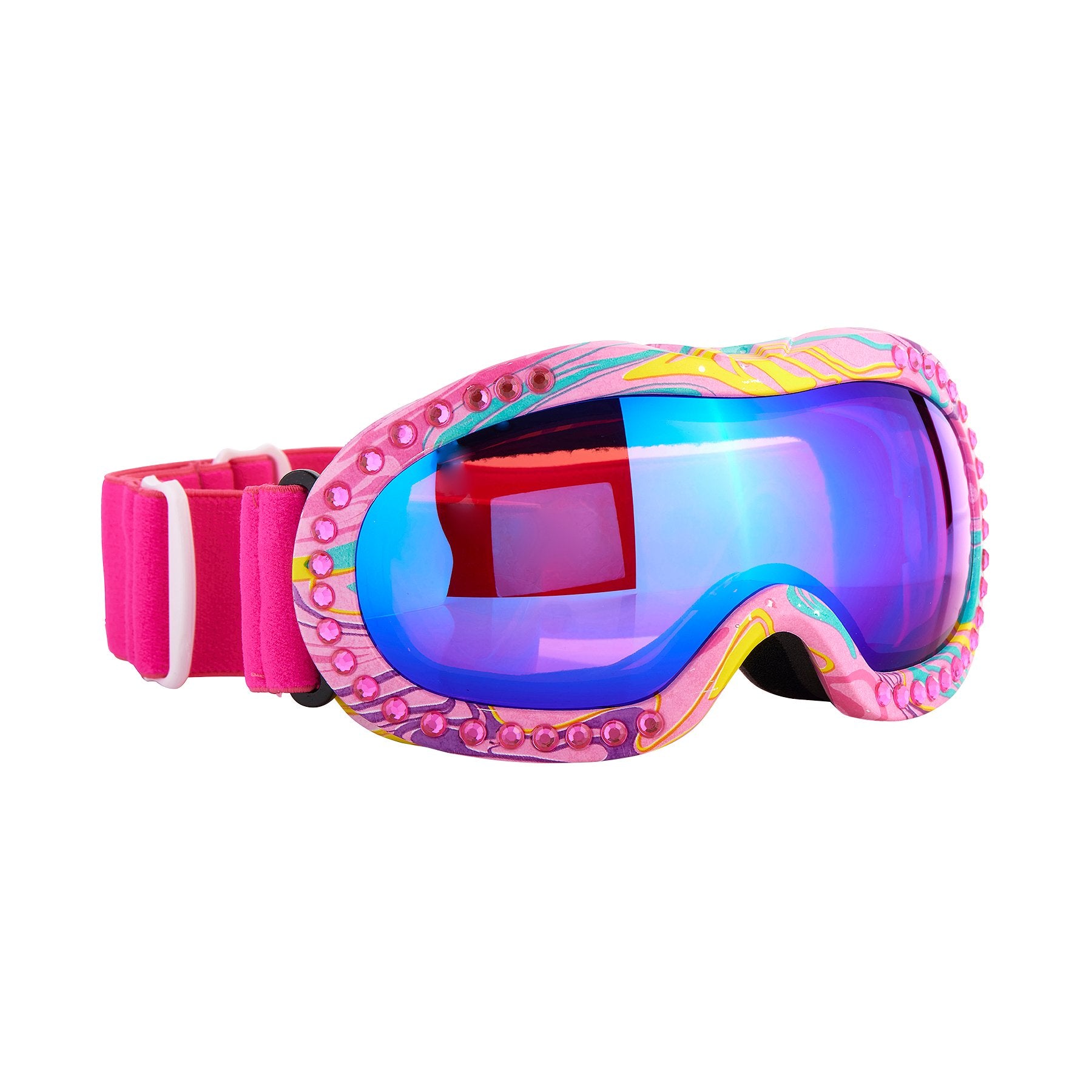 bling20 goggles Swirls of Taffy Ski Goggles