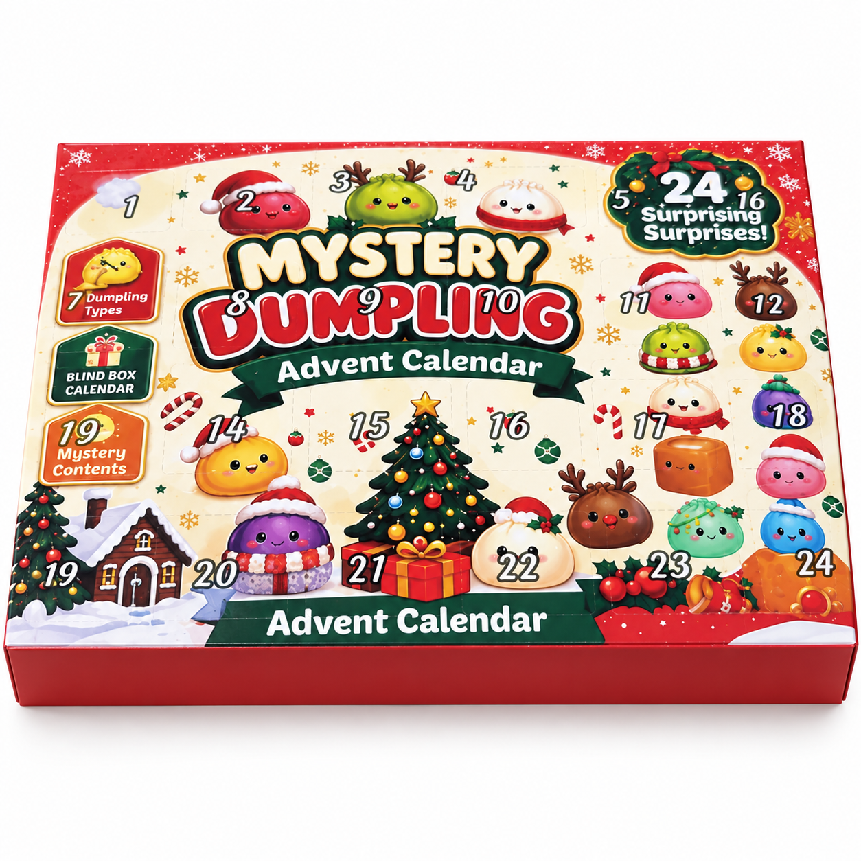 Mystery Dumpling Christmas Advent Calendar SHIPS 10/30