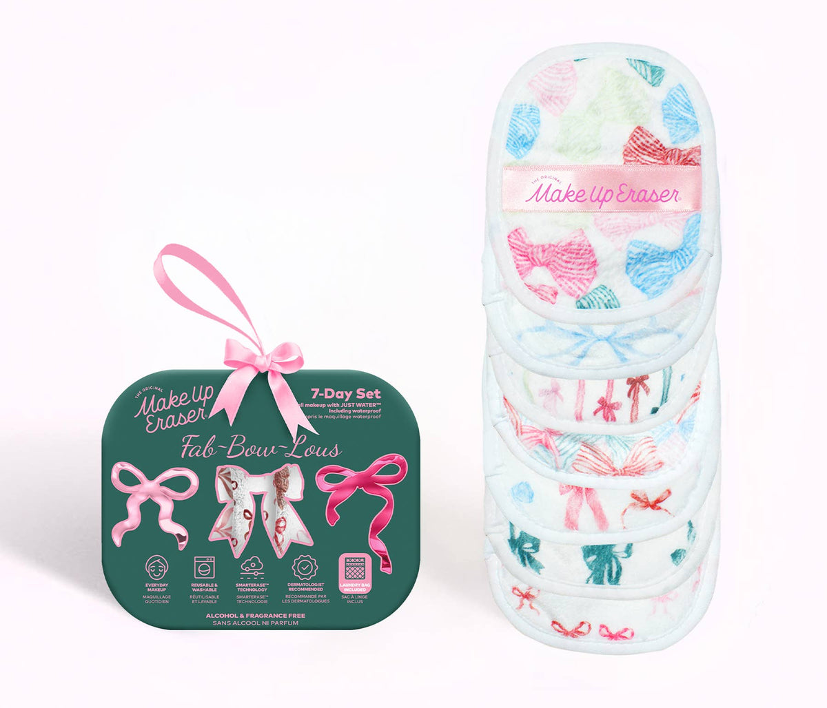 MakeUp Eraser - Fab-BOW-lous 7-Day Set |  The Whimsical Pink Bow Edit