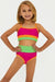 Beach Riot Kids Little Eva & Emmy 2pc Swimsuit - Neon Sunset *Preorder*