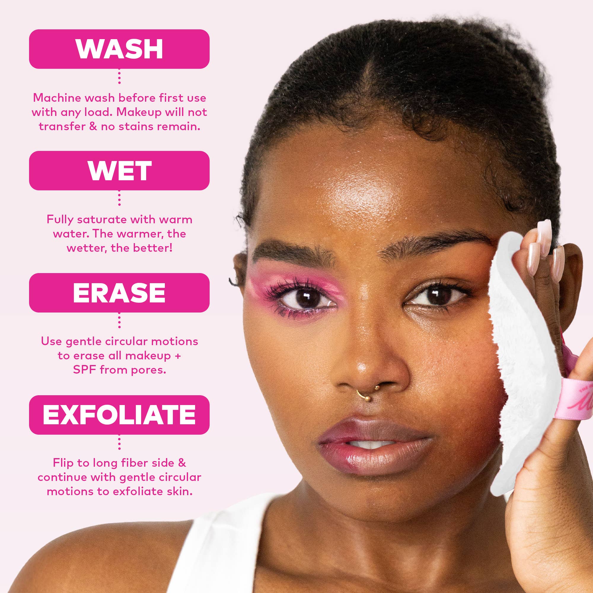 MakeUp Eraser - Limoncello 7-Day Set & MakeUp Bag Gift Set