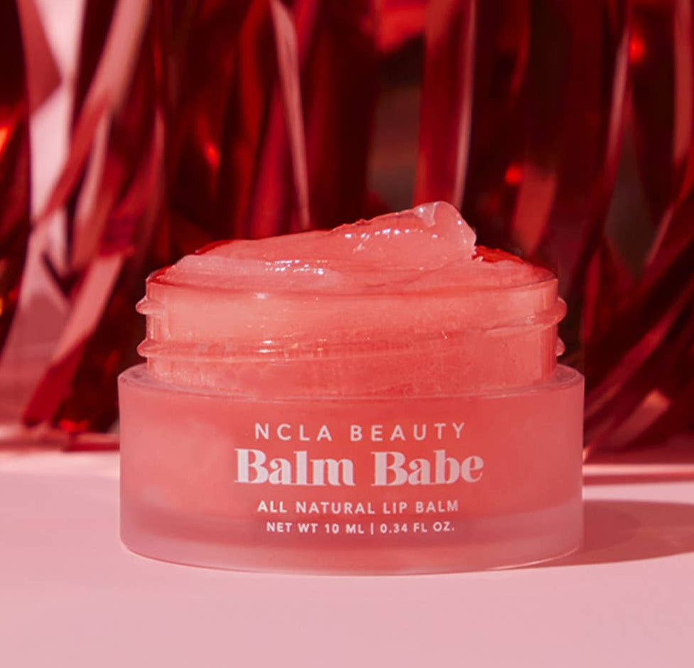 Balm Babe Pink Champagne Lip Balm * All Natural *