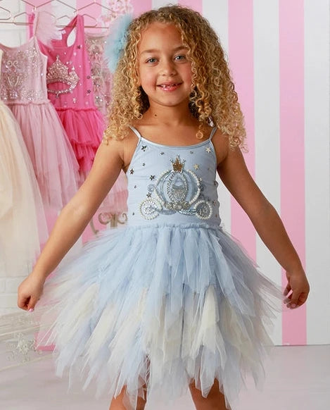 Ooh! La, La! Couture Sky Blue Carriage Emma Dress6