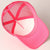 Rhinestone Bow Patch Trucker Hat- Hot Pink