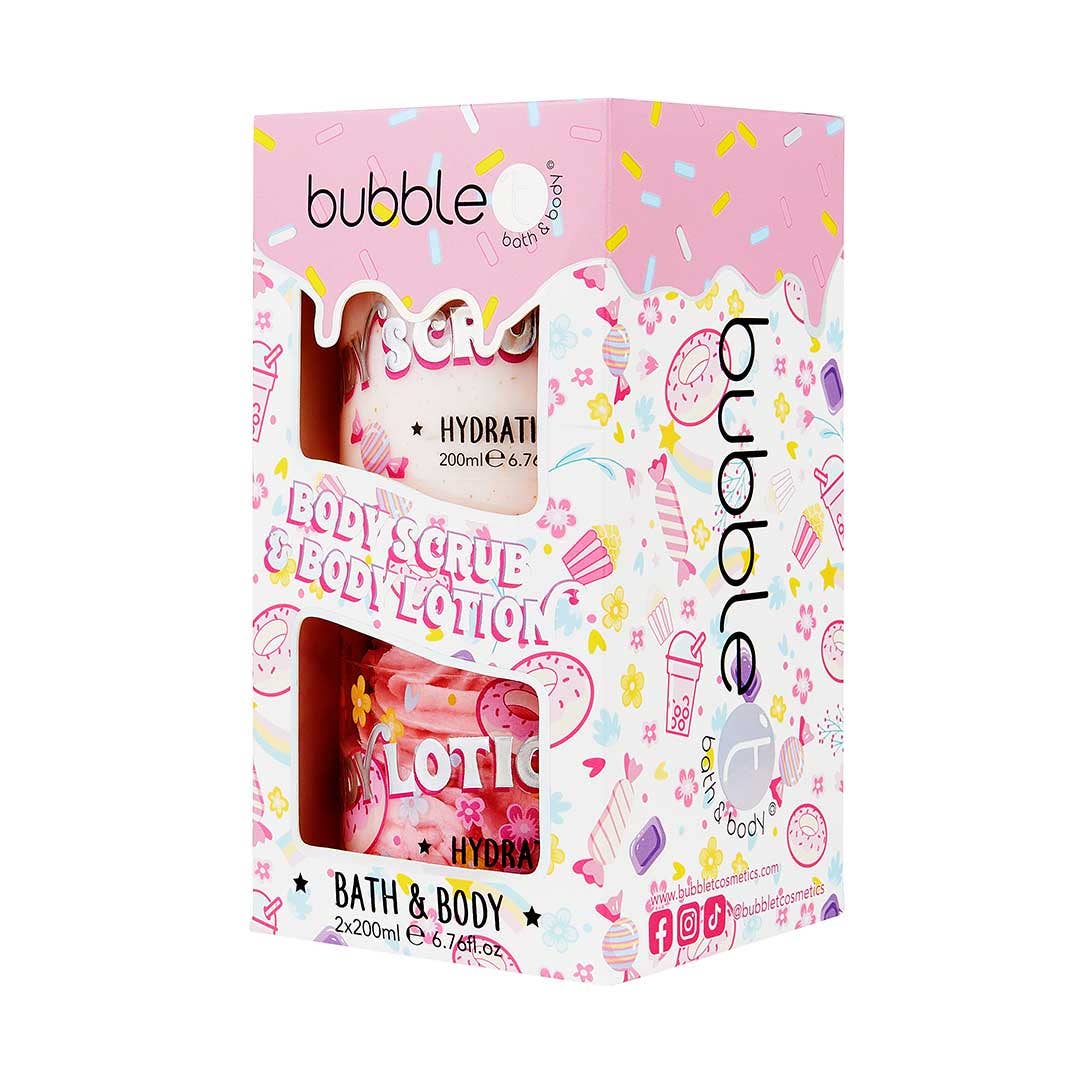 Sweet Body Scrub &amp; Body Lotion Gift Set