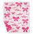 Bow Patterned Throw Blanket 50 X 60- Hot Pink