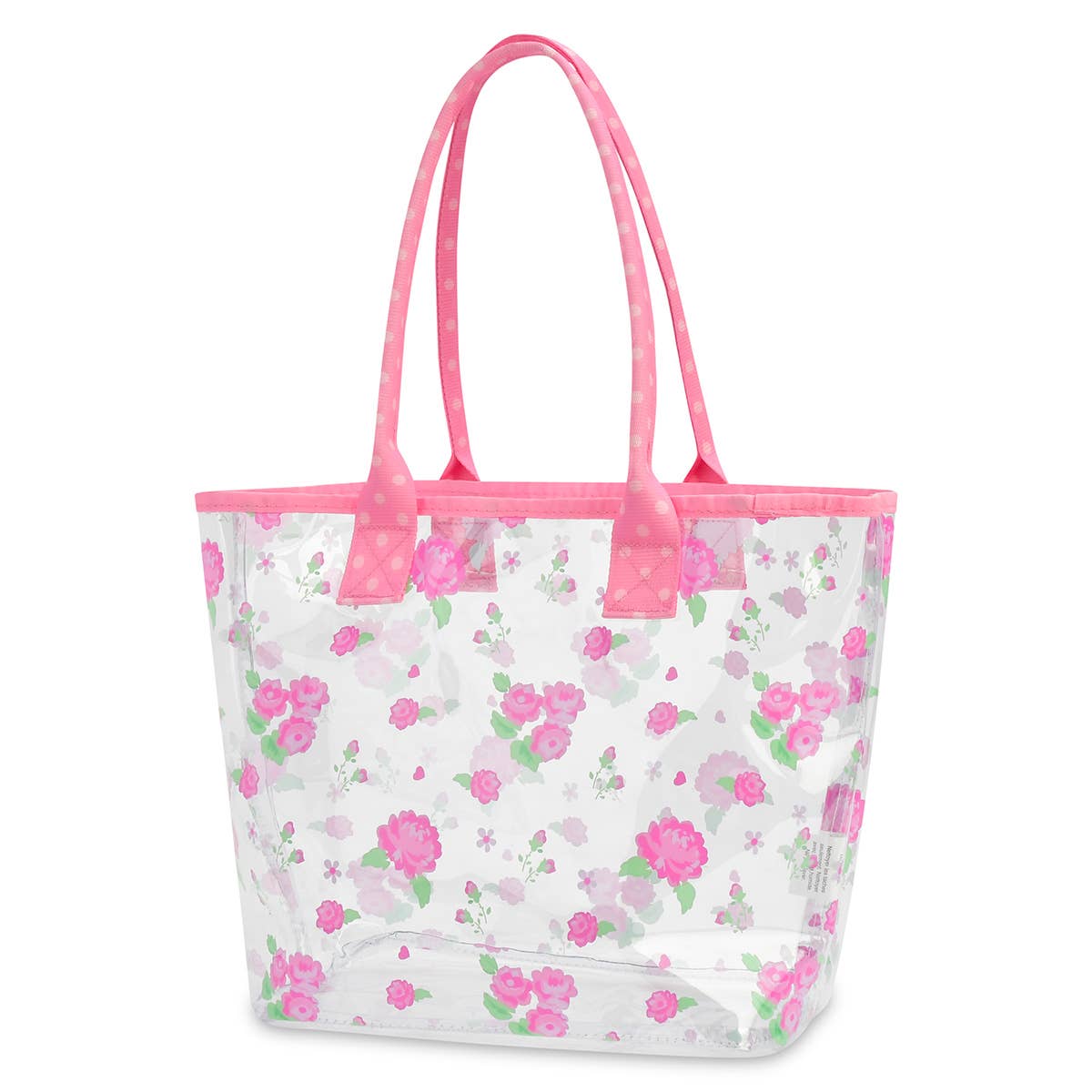 Iscream Pretty in Pink Clear Tote Bag