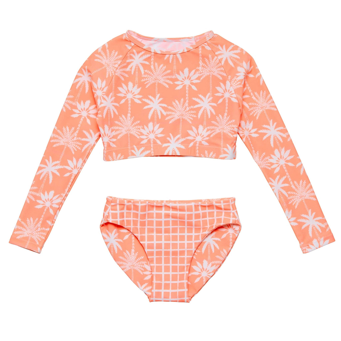 Snapper Rock Cali Palms Crop Long Sleeve Rash Set
