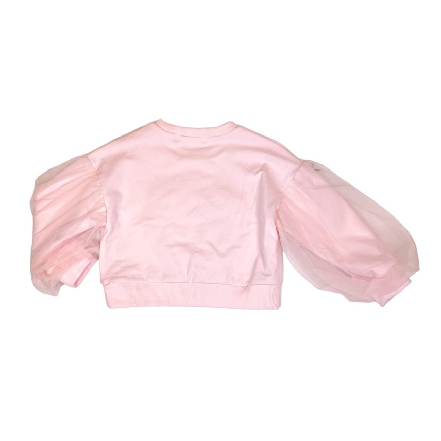 Doe A Dear Pink Mesh Sleeve Bowtie Top - Everything But The PrincessDoe A Dear