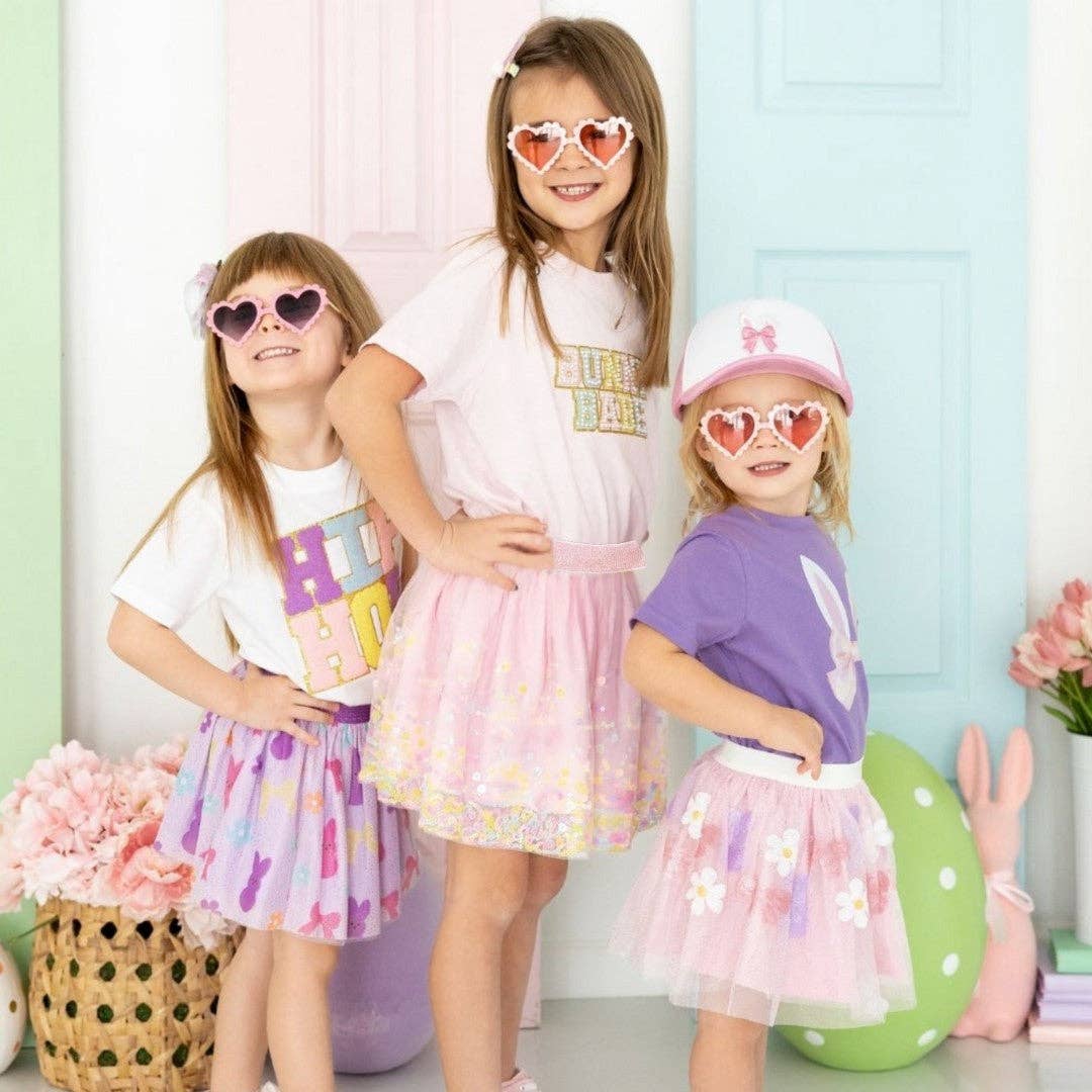 Sweet Wink Bunny Bow Sequin Easter Tutu