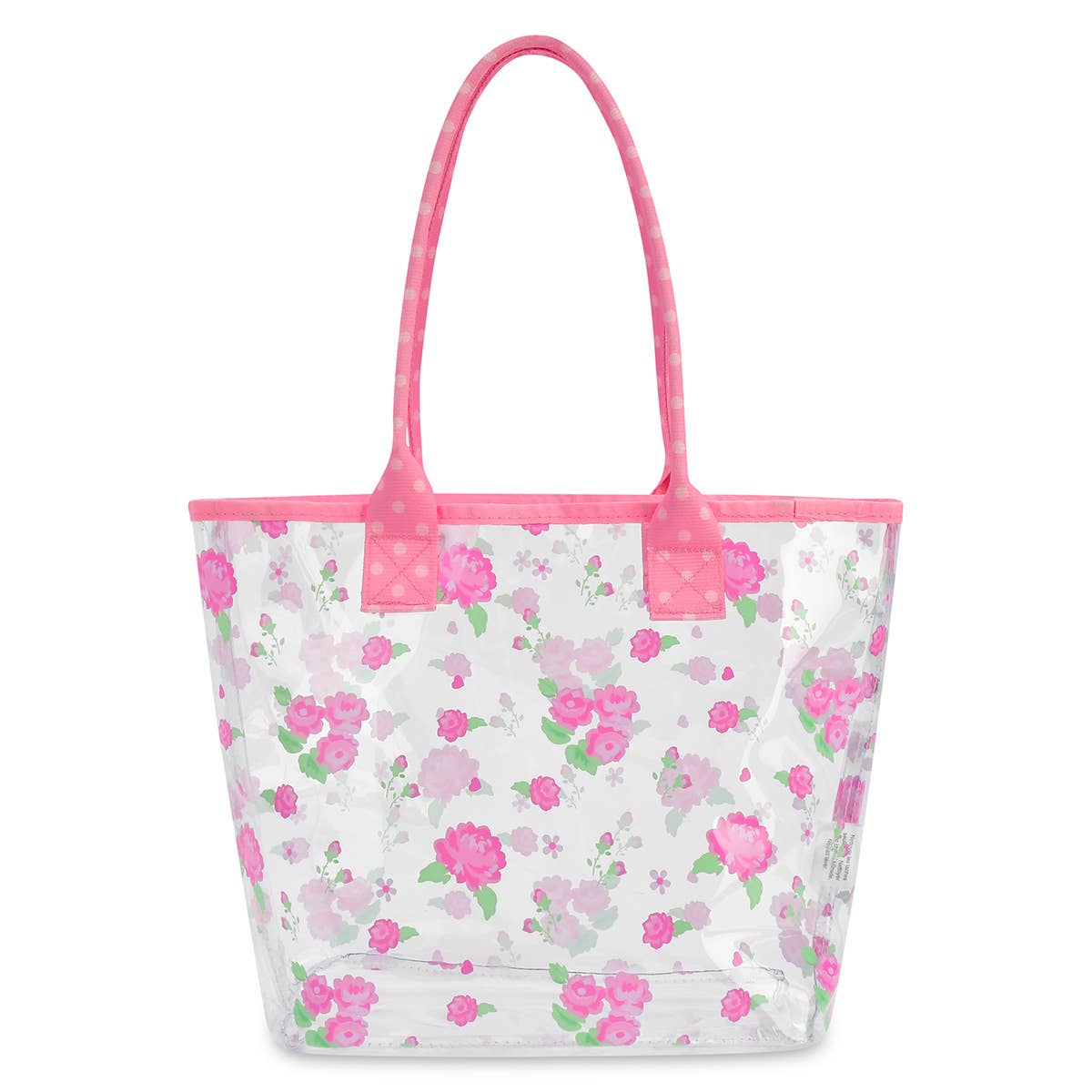 Iscream Pretty in Pink Clear Tote Bag