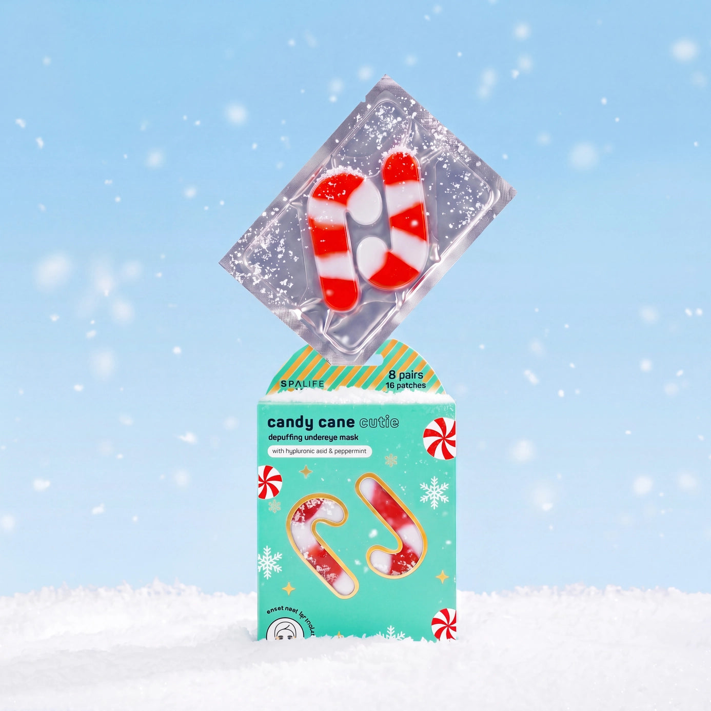 Holiday Candy Cane Cutie Undereye Patches | 8 Pk