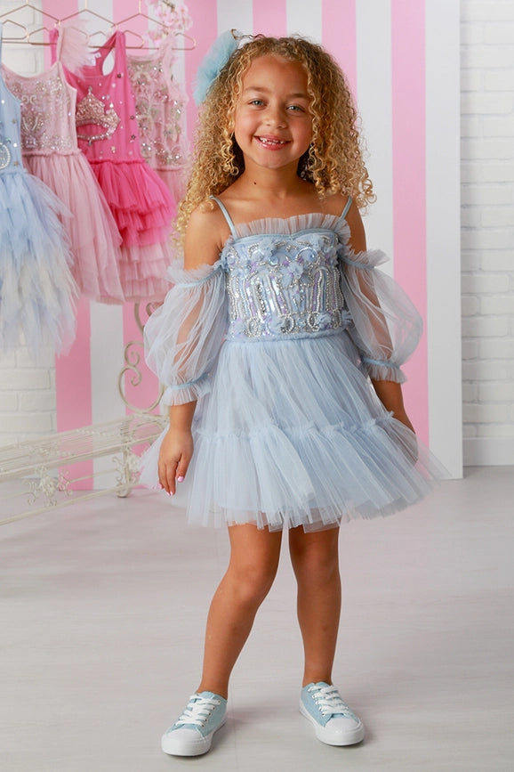 Ooh! La, La! Couture Sky Blue Dyanna Dress