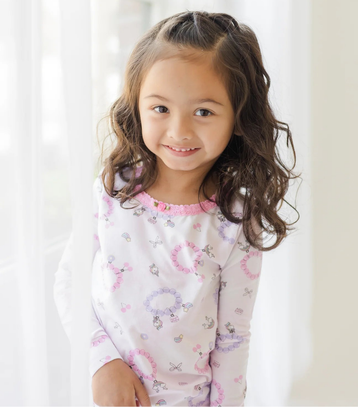 Esme Girls Pajamas 2pc Charm Bracelet