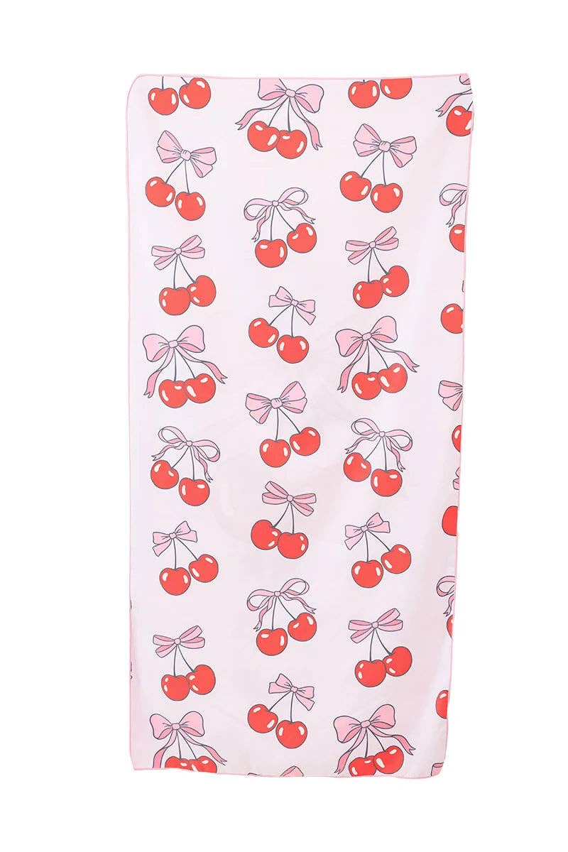 Cherry & Bow Quick Dry/Sand Free Beach Towel
