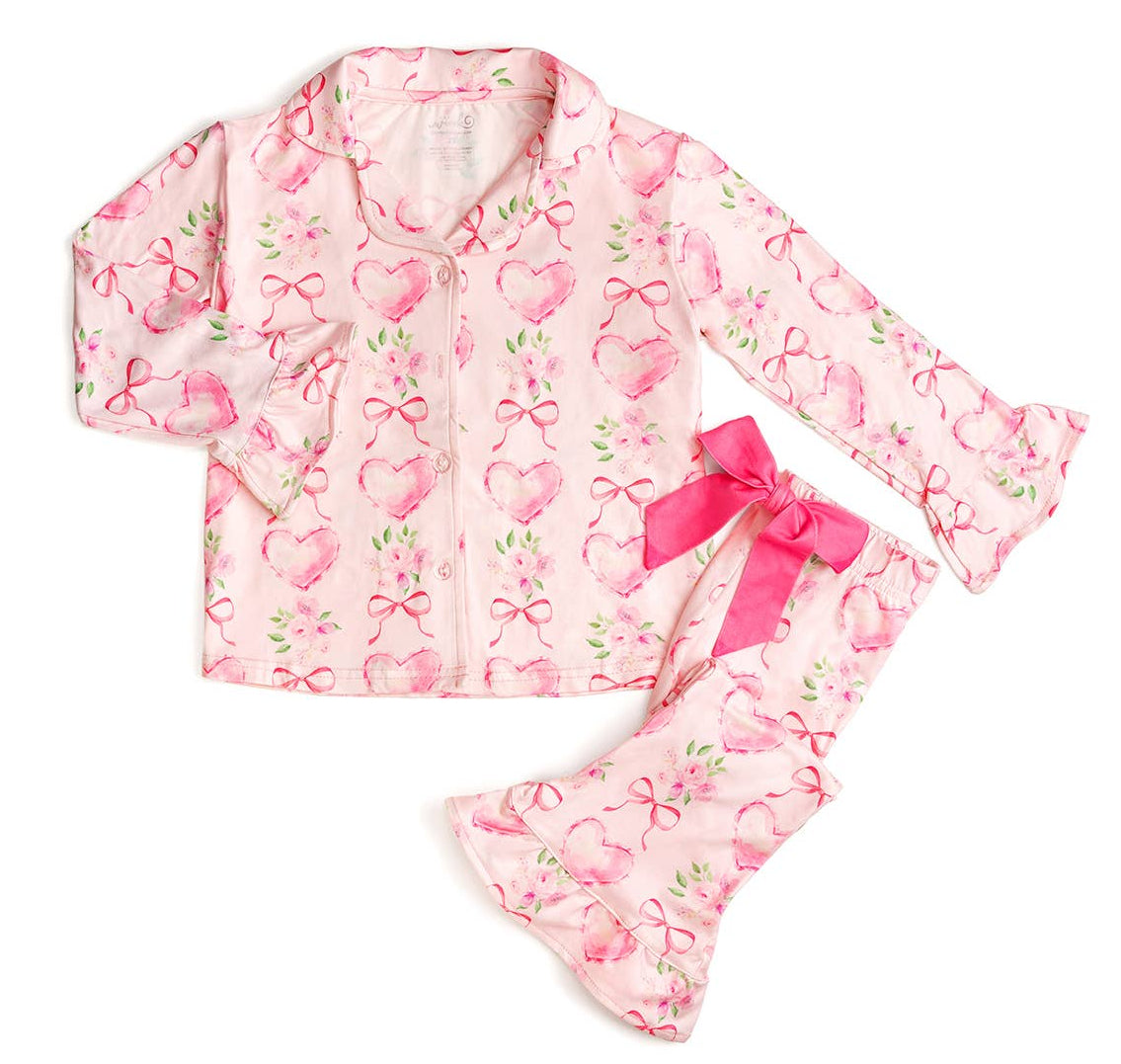 Sweet Wink Heart Floral Trellis Lounge Set - Mommy & Me * Now in Tween Sizes *