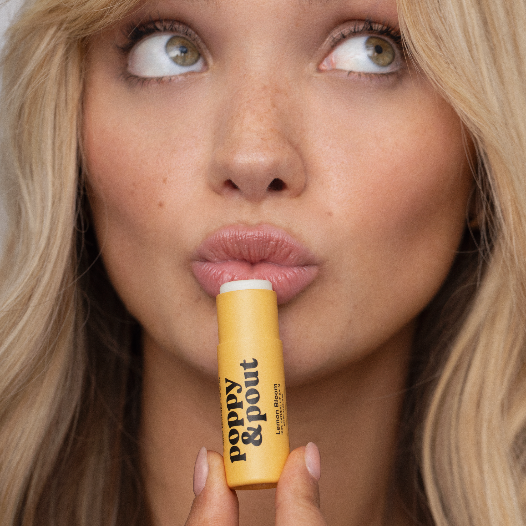 Poppy & Pout All Natural Lip Balm-Lemon Bloom