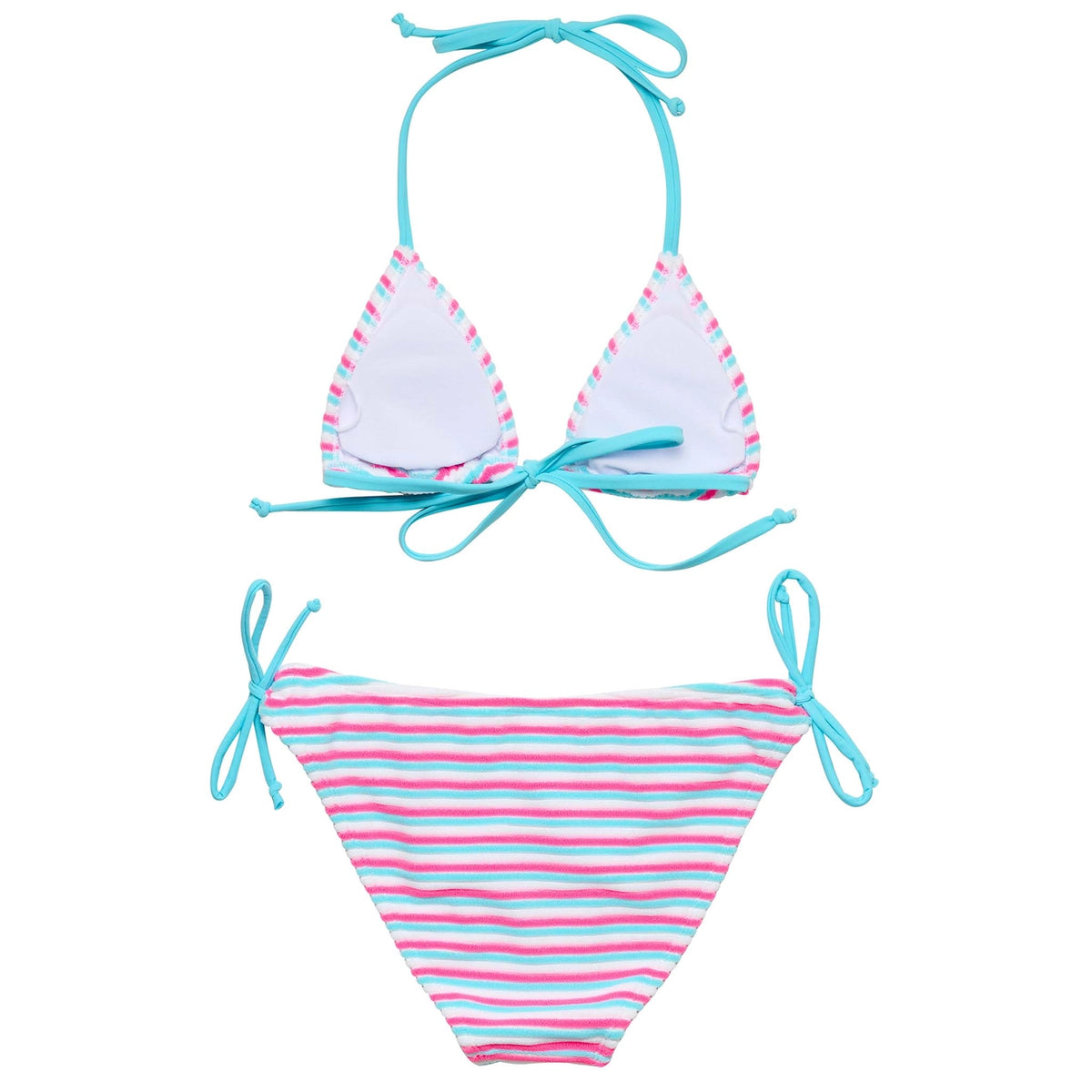 Snapper Rock Sorbet Stripe Tween Triangle Bikini