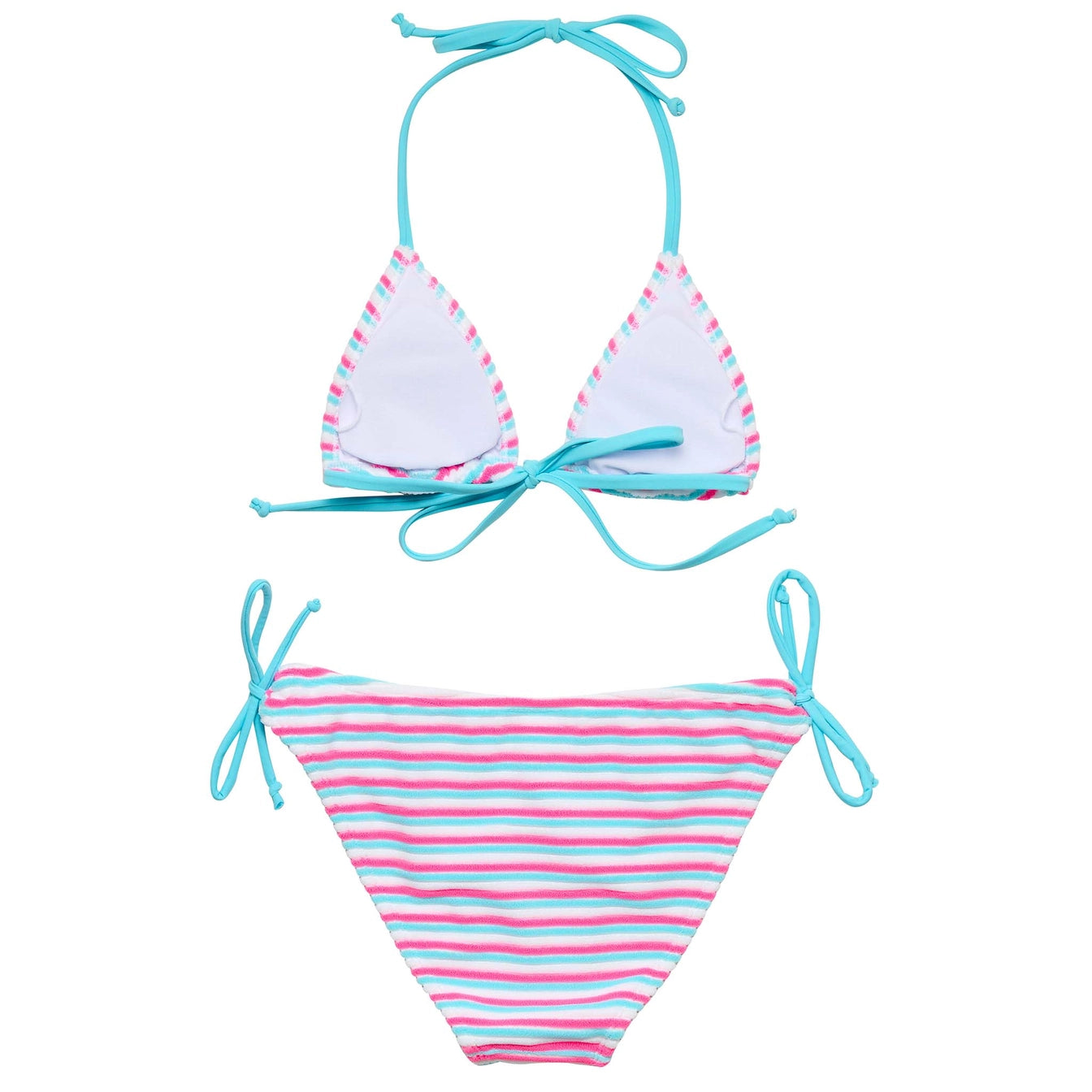 Snapper Rock Sorbet Stripe Tween Triangle Bikini