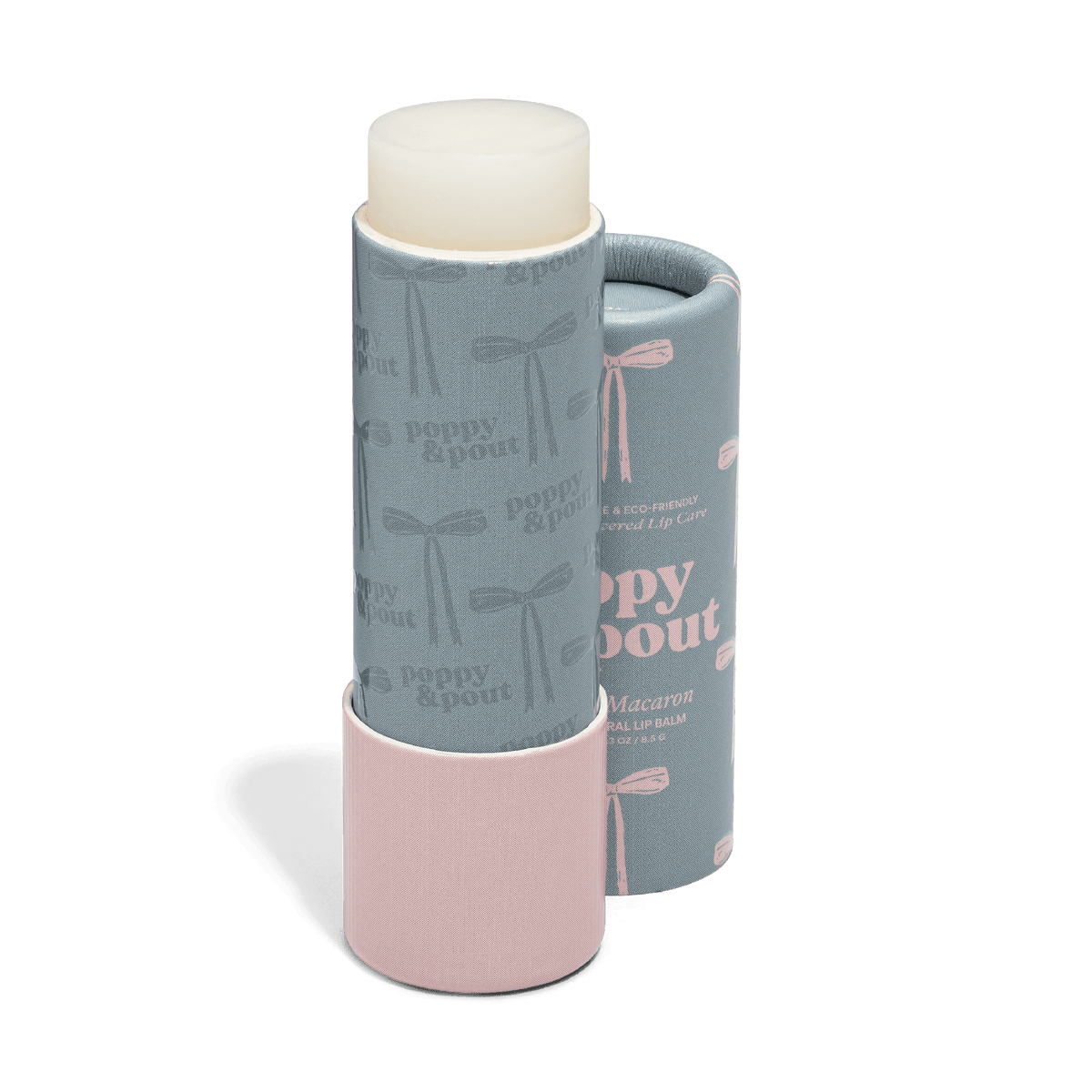 Poppy &amp; Pout All Natural Lip Balm- Coquette French Macaron