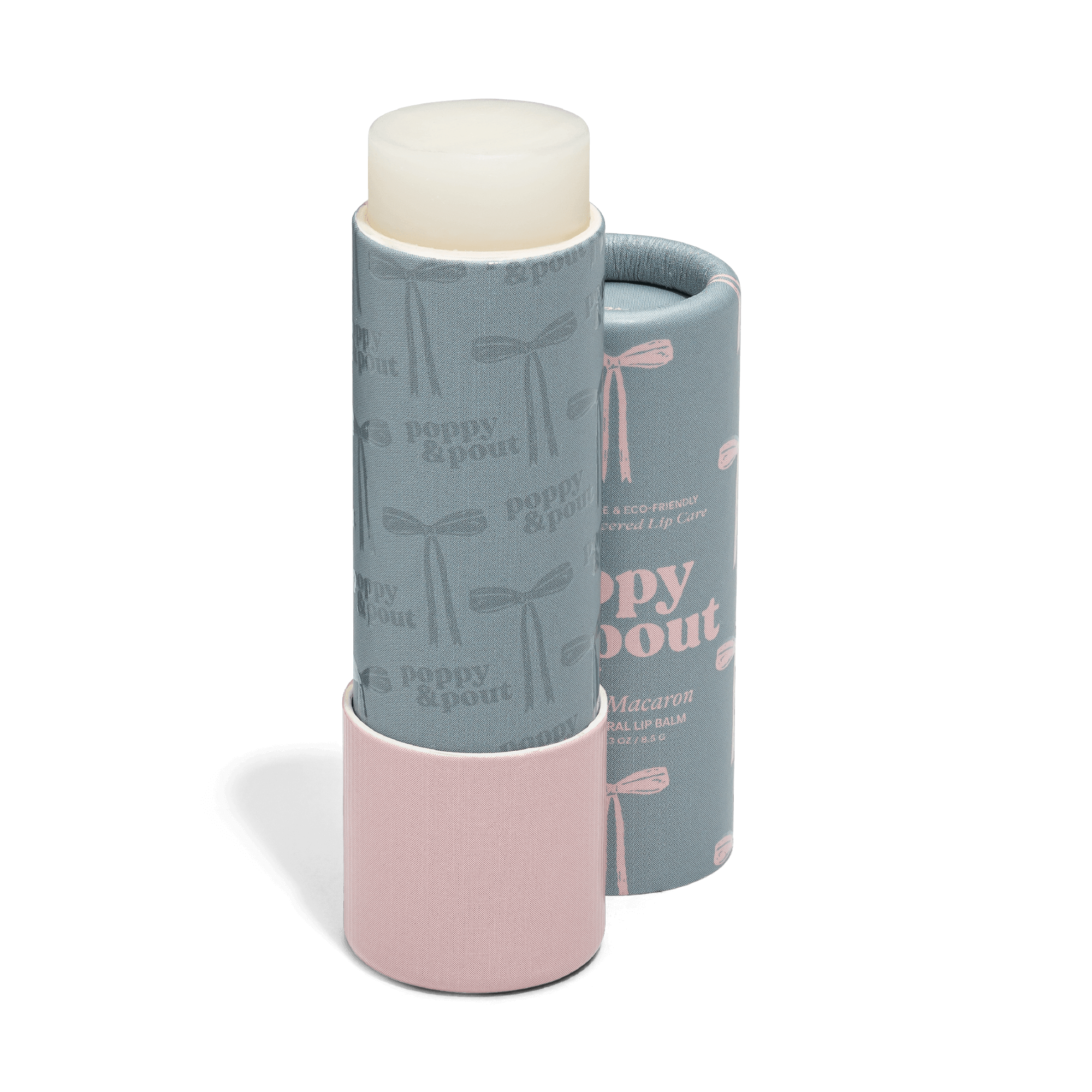 Poppy & Pout All Natural Lip Balm- Coquette French Macaron