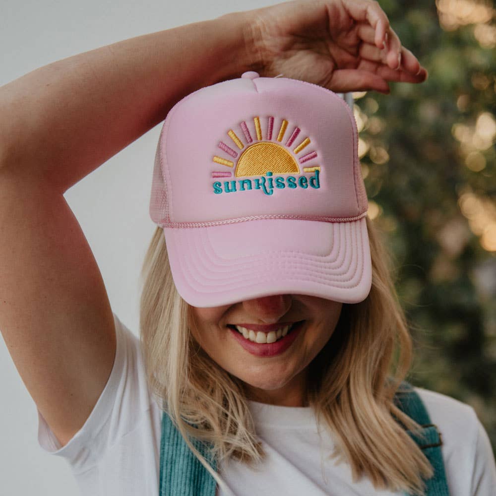 Sunkissed Tween Trucker Hat-Pink