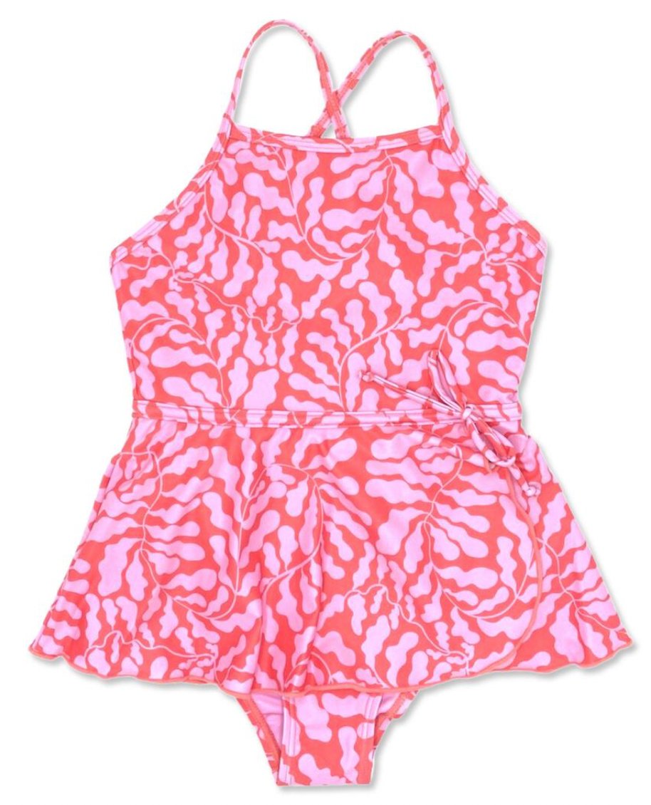 Feather 4 Arrow Bella Skirted 1pc Swimsuit - Sugar Coral - Everything But The PrincessFeather 4 Arrow