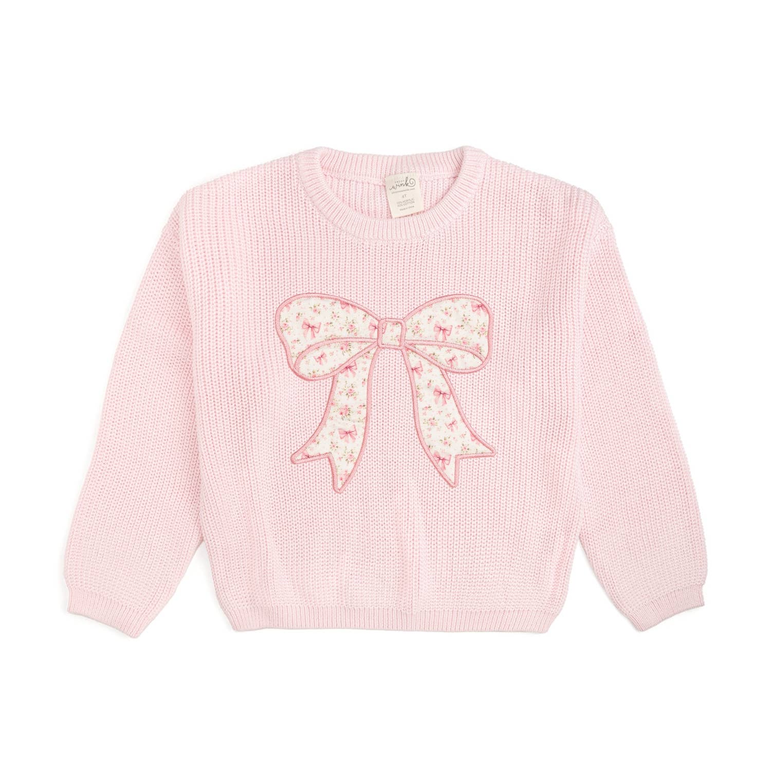 Sweet Wink Ditsy Floral Bow Knit Sweater * Now in Tween Sizes *