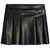 Flowers By Zoe Black Pleated Pleather Skort * Built in Shorts*