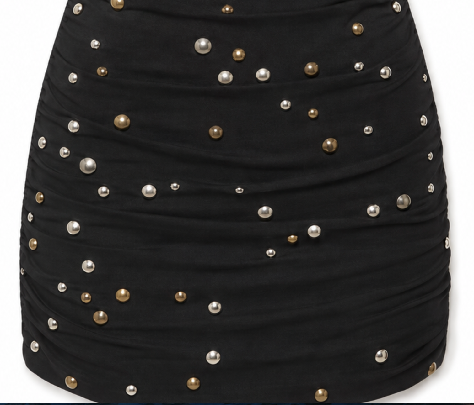 image showing the grommet detailing on dress from THEME NYC