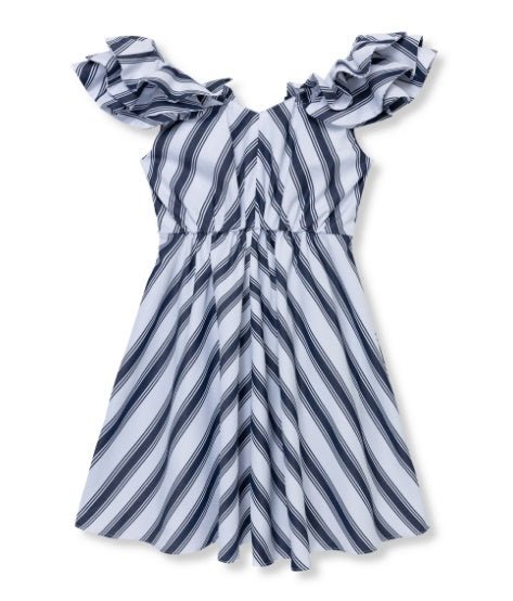 Habitual Girl Stripe Ruffle Dress - Everything But The PrincessHabitual