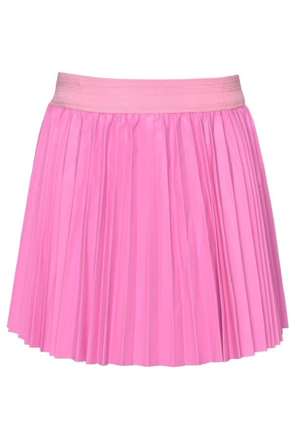 Hannah Banana Pleated Pleather Skirt - Pink - Everything But The PrincessBaby Sara