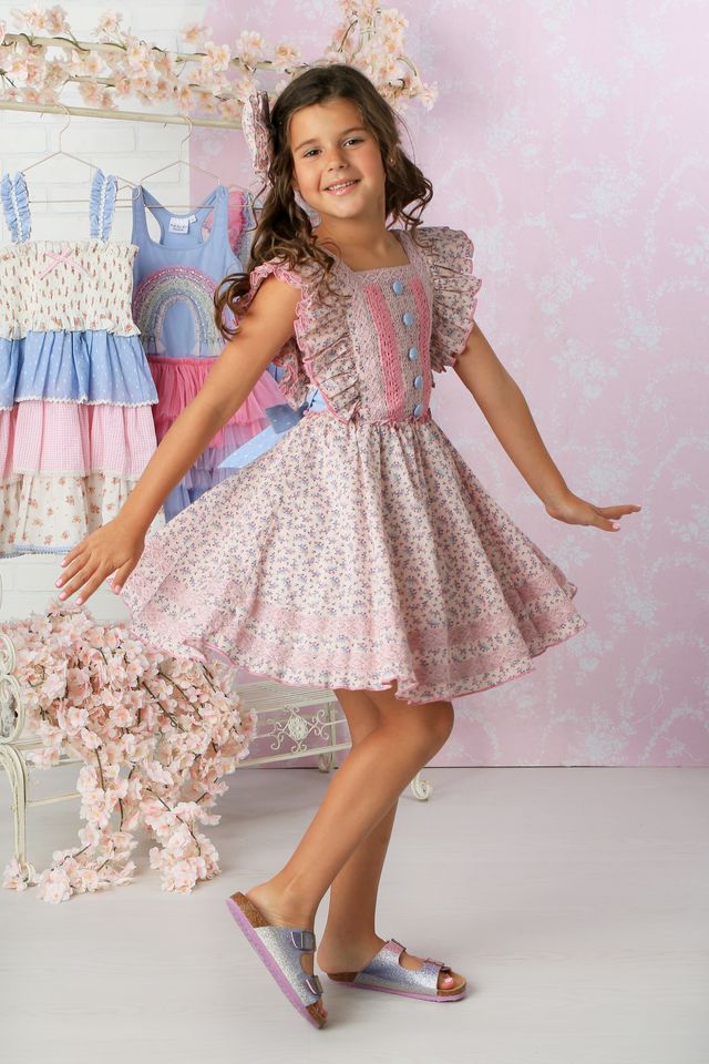 ¡Oh! ¡La, la! Vestido Dyanna azul cielo de alta costura