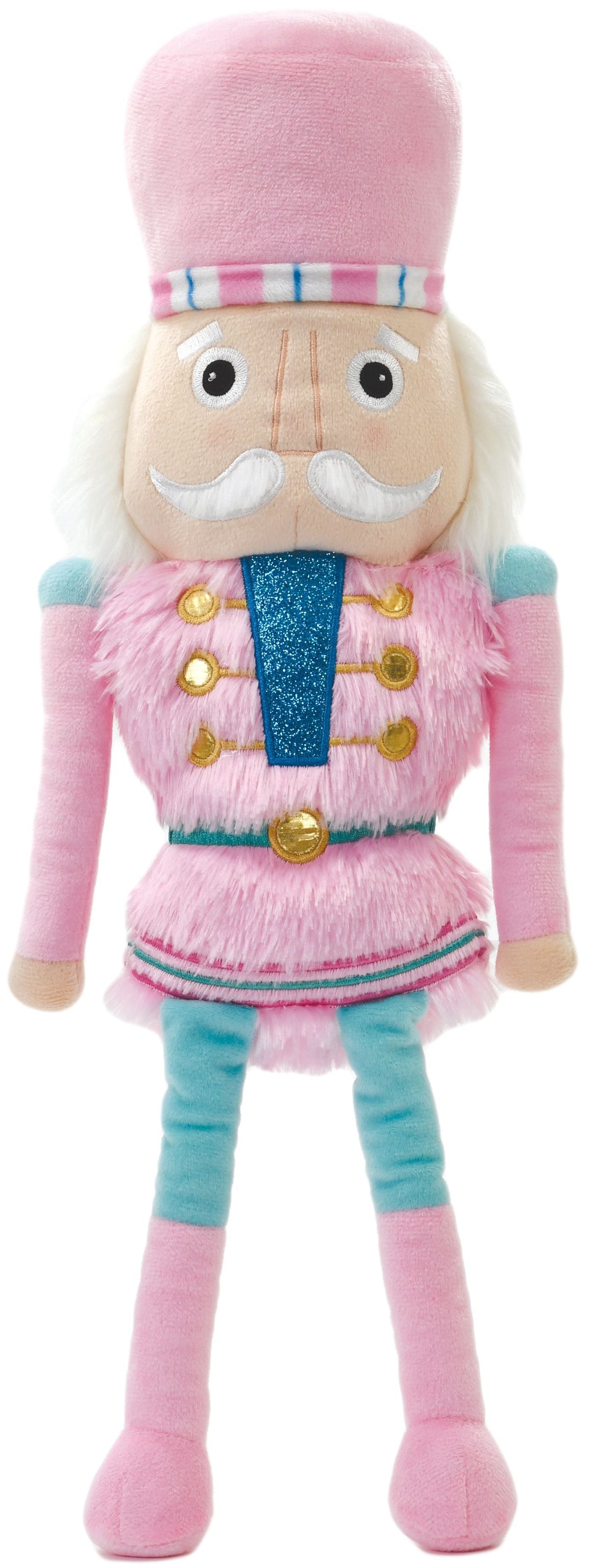 Iscream 18&quot; Nutcracker Pink Furry and Fleece Plush - Everything But The Princessiscream