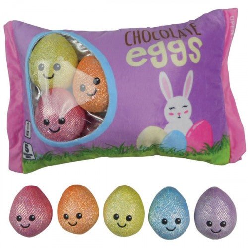 Iscream Chocolate Easter Egg Buddies Packaging Fleece Plush - Everything But The Princessiscream