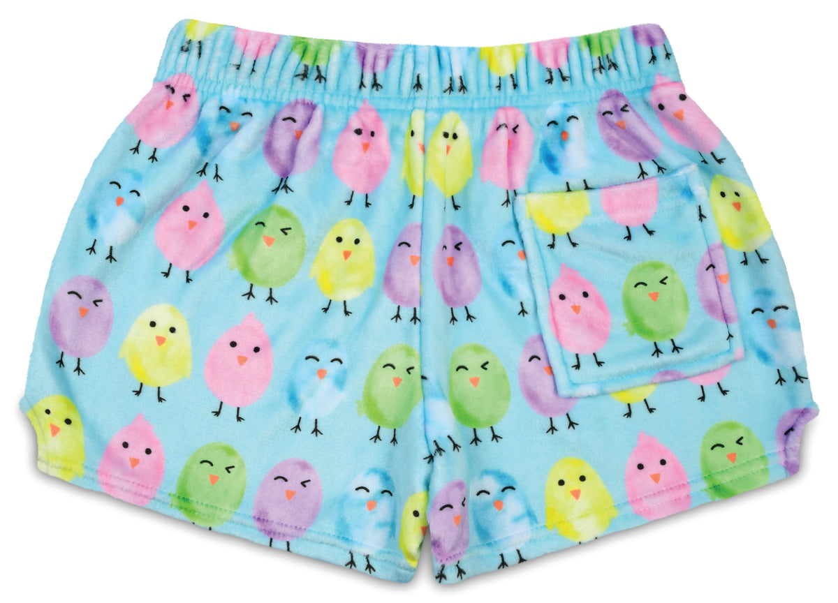 Iscream Eggcellent Chicks Plush Shorts - Everything But The Princessiscream