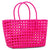 Iscream Hot Pink 13” Woven Tote - Everything But The Princessiscream