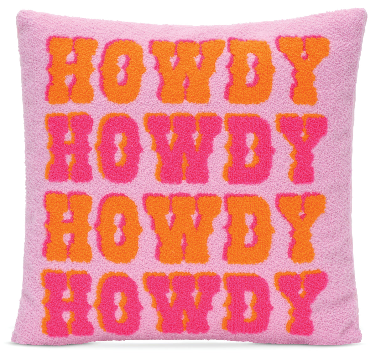 Iscream Howdy Cowgirl Chenille Pillow - Everything But The Princessiscream