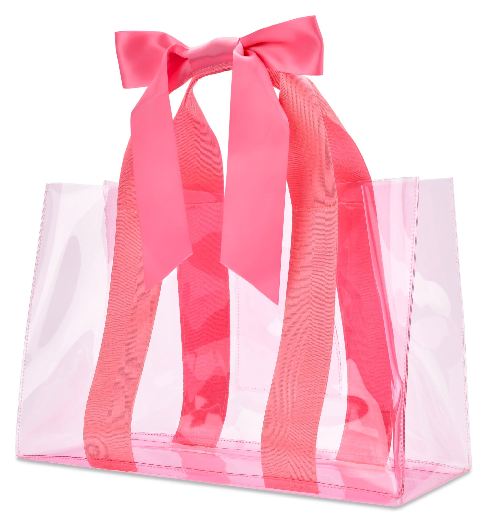 Iscream Pretty Bow Clear Tote left angle
