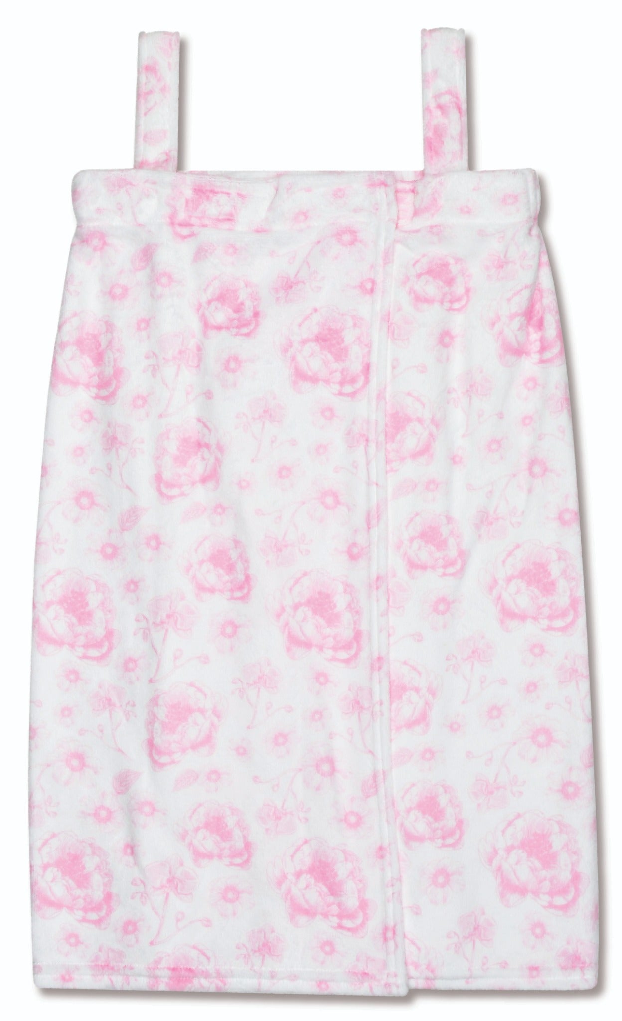 Iscream Pretty Pink Toile Spa Wrap closed view
