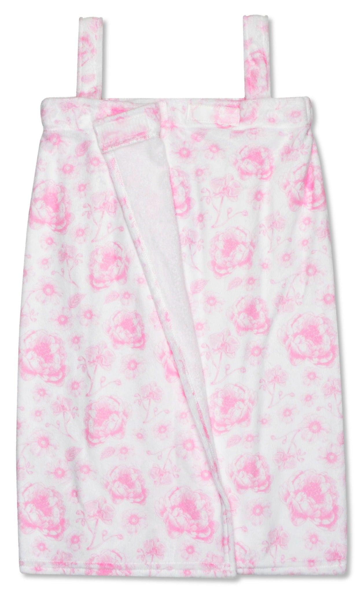 Iscream Pretty Pink Toile Spa Wrap open view