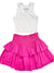 KatieJ NYC Brooke Skirt - Shocking Pink - Everything But The PrincessKatieJ NYC