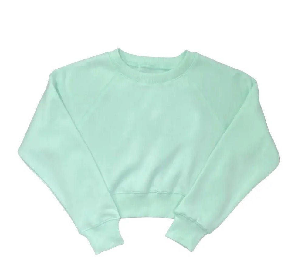 KatieJ NYC Dylan Crewneck - Sea Green - Everything But The PrincessKatieJ NYC