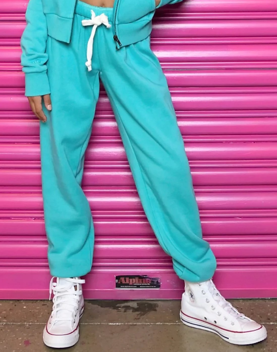 KatieJ NYC Dylan Sweatpant - Jade * Preorder* - Everything But The PrincessKatieJ NYC